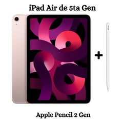 APPLE - Ipad Air 5ta Gen 64GB - Pink  + Apple Pencil 2da Generacion