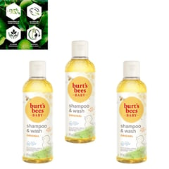 BURTS BEES - SHAMPOO & WASH BABY BEES- PACK X3