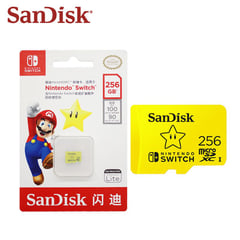 SANDISK - Memoria Micro Sdxc De 256 Gb Nintendo Original