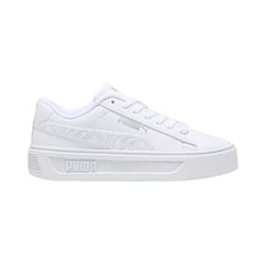 PUMA - Zapatilla Smash Platform V3 Imprints 397578 01 Blanco para Mujer