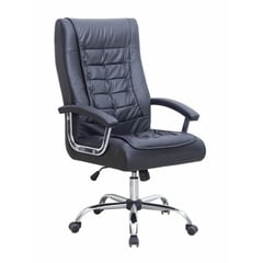 OFIDEAS - Silla Giratoria de Oficina Presidencial Shiny Negro