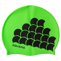 SQUAMA - GORRA DE SILICONA PARA NATACIÓN VERDE