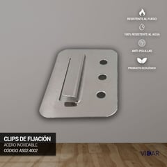 VIDAR - CLIPS DE FIJACIÓN - VENTA POR 100 UND