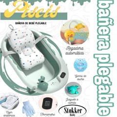 STOKKER BABY - Bañera plegable PISCIS VERDE JADE