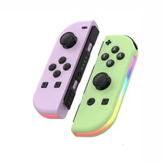 CORRERREY - JOY-2 controladores inalámbricos RGB para Nintendo Switch Joypad LR