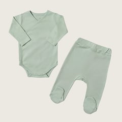 RIKURIY - Conjunto body pantalÃ³n Rikury verde