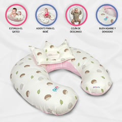 CUZKA - Almohada de Lactancia 5 en 1 »PICARON» Pink