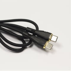 PHILCO - Cable silicona C to C 30W FLC2610BK Negro