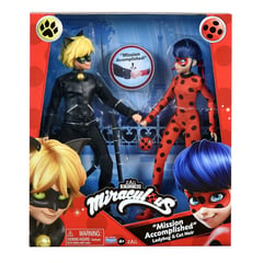 MIRACULOUS - Ladybug Pack-2 Ladybug y Cat-Noir