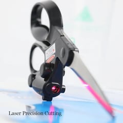 GENERICO - Tijera precisa con laser 2 en 1