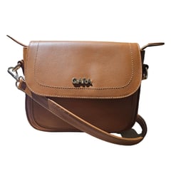 QARA - Morral en cuero genuino Mel