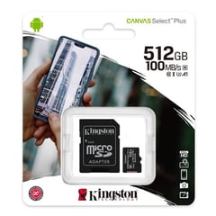 KINGSTON - MEMORIA MICRO SD 512GB CANVAS SELE PLUS SDCS2512GB