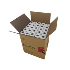 KALIPEL - Papel Termico 100 Rollos 57x40mm 55gr Contometro