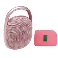 Parlante Bluetooth Clip 4 Rosa y Estuchen