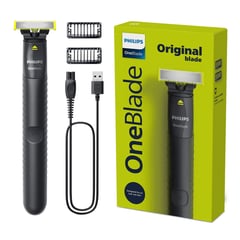 PHILIPS - Afeitadora OneBlade QP1424 Recortador de Barba