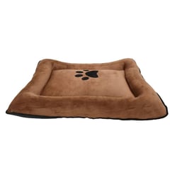 GENERICO - Cama para Perros Rellenos de Napa Impermeable Tamaño Mediano