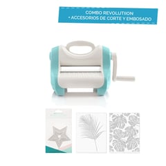 AMERICAN CRAFTS - COMBO REVOLUTION CON ACCESORIOS DE CORTE Y EMBOSADO