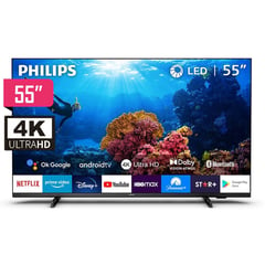 PHILIPS - Televisor 55” Ultra HD 4K Android TV 55PUD7406