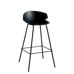 DECORPLAS - Silla Banco De Bar Venecia Color Negro 90x47