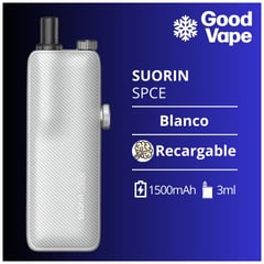 GENERICO - Vapeador Suorin Spce Recargable Blanco