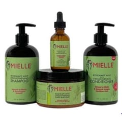 MIELLE - Kit Rosemary Mint Strengthening - 4un