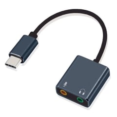 ARGOMTECH - Adaptador de Sonido Estéreo 3D USB-C ARG-CB-0066