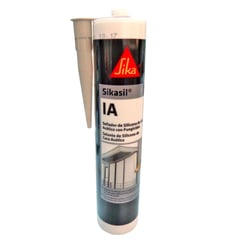 SIKA - Masilla de silicona acética Sikasil IA gris x 300ml