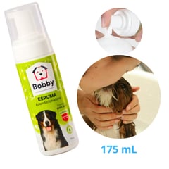 BOBBY - ESPUMA BAÑO SECO PERRO ALEO VERA x 175 mL