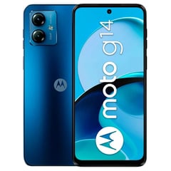 MOTOROLA - Celular moto G14 65 4GB 128GB 50MP+2MP Azul