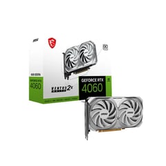 Tarjeta de Video VENTUS 2X WHITE NVIDIA RTX 4060 8GB OC GDDR6