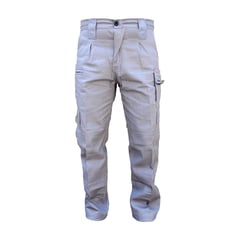 GENERICO - Pantalón Cargo Táctico Drill - Gris Claro Clásico - Hombre