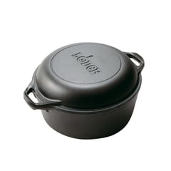 LODGE - Olla Doble de hierro fundido de 4.7 L