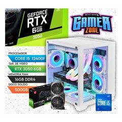 Computadora PC Gamer i5 12VA + Ram 16GB +SSD 1TB NVIDIA RTX 3050 6GB