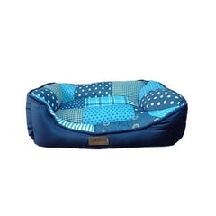 GENERICO - CAMA PARA PERRO MILOU MEDIUM AZUL MARINO