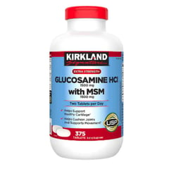 GENERICO - GLUCOSAMINA CON MSM - KIRKLAND 375 TABLETAS