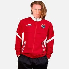 NEW ATHLETIC - CORTAVIENTO CIENCIANO ROJO CON BLANCO PARA HOMBRE