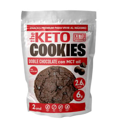 VIVIR POWER SNACKS - Galletas de proteína doble chocolate - Keto amigable - sin gluten - 2 und