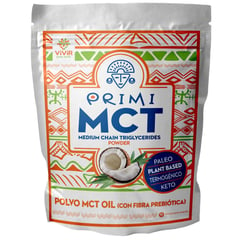 VIVIR POWER SNACKS - MCT Oil Powder con fibra prebiótica en una conveniente presentación de 225g