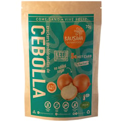 KAUSANA SUPERFOODS - Galleta Cebolla -altas en fibra-bajas en carbos-sin gluten veganas