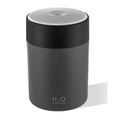 H2O - Mini Humidificador Estilo Portátil Silencioso Recargable Gris Oscuro