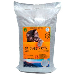 GENERICO - Arena Sanitaria Para Gatos Bolsa X 12 Kg Perlas Finas…