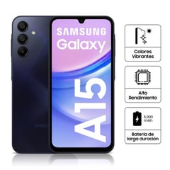 Celular Galaxy A15 8GB RAM 256GB 50MP - 13MP