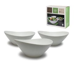 BELIA - Set de 3 Ensaladeras ECOVIDRIO