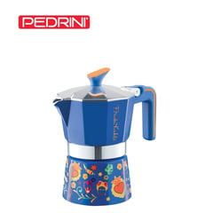 PEDRINI - Cafetera Italiana Frida Kahlo Azul 3tz -