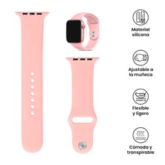 CC GROUP - Correa Smartwatch Serie 7 Rosado