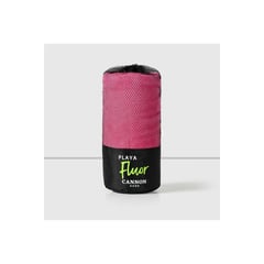 CANNON - Toalla Playa Fluor Microfibra Home - fucsia