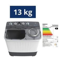 WESTINGHOUSE - Lavadora Semiautomática 13KG WWTM13M2XSWW