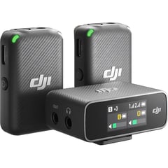 DJI - Mic Dual Transmisor Inalámbrico Micrófono - Negro - Pre-Activado