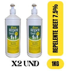 COOPER - REPELENTE FAMILIAR X2 UND ECO REPELT DEET 75% X1 LT - LA