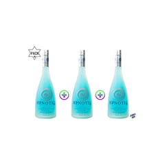 HPNOTIQ - Pack 3 unidades Vodka Zumo De Fruta Y Cognac 750ml